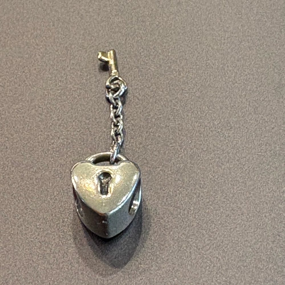 Pandora Heart Lock and Key Charm